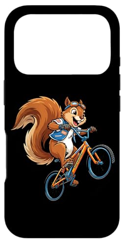 �T�C�N�����O ���X �L�����N�^�[ BMX ���]�� RID SQUIRREL �A�N�V���� �X�}�z�P�[�X iPhone 17 Pro �p