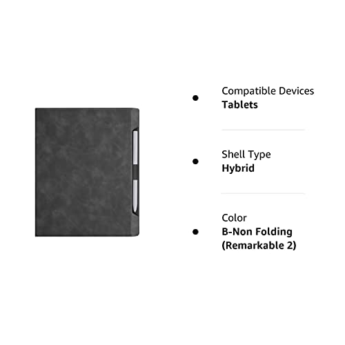 Ayotu Skin Touch Feeling Non-Folding Case For Remarkable2 Paper Tablet 10.3" 2020 Released,Premium Pu Leather Lightweight Smart Cover For The Remarkable 2 Paper Tablet,Not Fit Remarkable 1 #TOP7