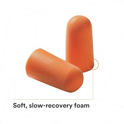 Image of 3M 1100 Ear Plugs Uncorded | Extra Soft Foam, Noise Reduction 29 dB | Reusable Soundproof Earbuds for Sleeping, Study, Travel, Meditation & Work | Comfortable Fit (Pack of 30)