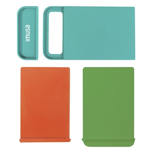 Image of IMUSA Cutting Board Set, 4-Piece 14 inchx7.5 inch, Removable Tray