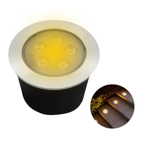 Balizador Led Embutir Chão Piso Jardim 5w 3000k Bivolt Ip67