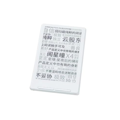 Awwertse Lector de Libros Electrónicos X4 con Pantalla de Tinta Magnética de 4,3 Pulgadas y 220, Ultrafino, 650 MAh, 16 GB, Color