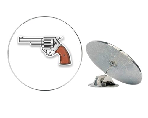 Cowboy Pistol Round Metal 0.75