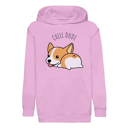 Sweat à capuche enfant Chien Tranquille parfait pour les journées cocooning