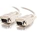 C2G 09449 DB9 M/M Serial RS232 Cable, Beige (10 Feet, 3.04 Meters)