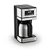 Krups Simply Brew Cafetière à carafe thermique en acier inoxydable goutte à goutte 14 tasses programmable, personnalisable, affichage numérique, filtre à café isolé, passe au lave-vaisselle, sans