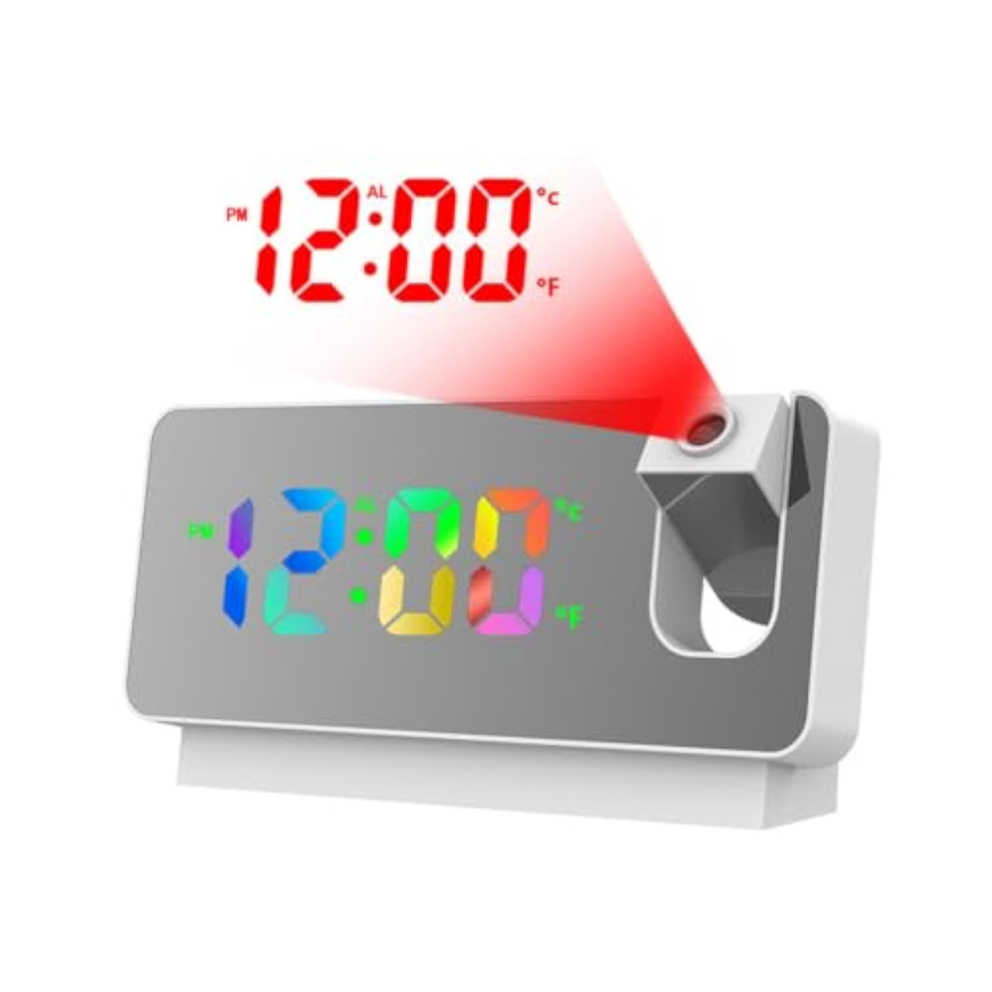 Digital Projection Alarm Clock Brightness Adjustable for