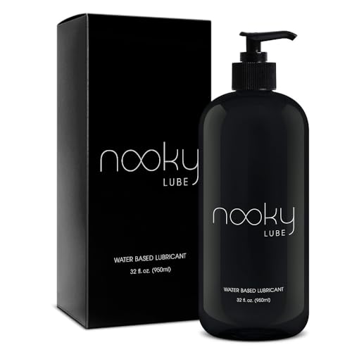 Personal Lubricant. Nooky Lube Natural Water Based Lubes for Men and Women. Made in USA. (32oz)