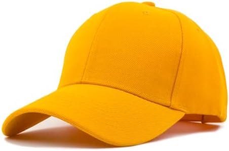 Utmost Structured Baseball Cap with Adjustable Closure - Performance Hat for Outdoor Activities and Custom Embroidery (1pc Gold)