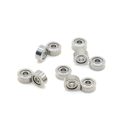 Roulements MR62ZZ 2x6x2,5 mm miniatures en acier pour petits moteurs - Lot de 10 pièces