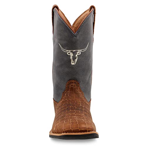 Image of Twisted X Kid's 9 inch Top Hand Square Toe Cowboy Boots