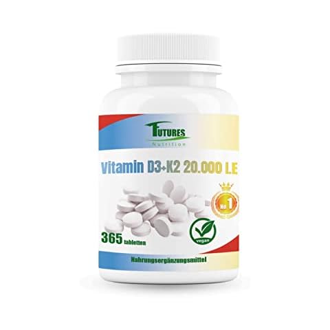 FUTURES NUTRITION 20000 I.E Vitamin D3 K2 Hochdosiert Cover