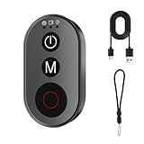 Wireless Camera Remote Control, Bluetooth Remote Controller for Action Cameras & Mobile Phones, 30M/98.4ft Wireless Camera Smart Shutter Remote for Insta360, GoPro Hero, DJI Osmo 360/Action