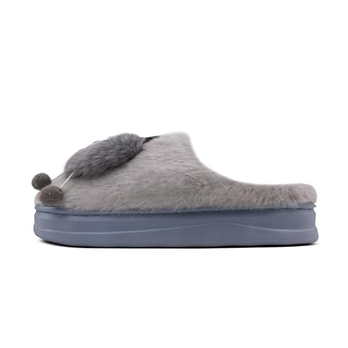Image of VRITRAZ Soft Comfy Fur Indoor Outdoor Soft Bottom Fur | Anti Skid | Lightweight Winter Slipper, Warm House Chappal
