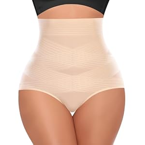 Werena Tummy Control Shapewear Panties for Women High Waisted Body Shaper Slimming Shapewear Underwear Girdle Panty