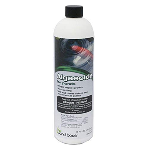 POND BOSS 871980010132 Algaecide, 16 oz, White