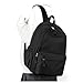 winspansy Mochila Escolar para Adolescentes Niñas y Niños, Mochila Ligera Impermeable para Escuela, Hombres y Mujeres, Estética, Mochila para Portátil, Mochilas Casual de Diario -Negro