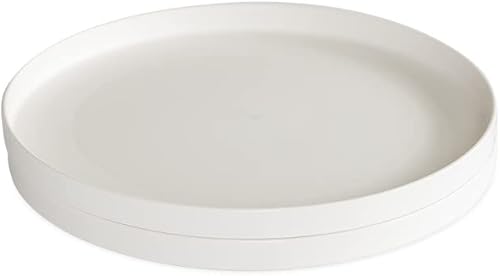 Miniatura 4 de Nordic Ware Plato de comida de 10 pulgadas, juego de 2, blanco