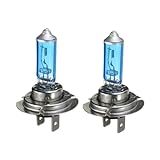 OSOLADY Auto Halogen Headlight Bulbs H7 100w 6000k 2pcs White Light Car Halogen Headlight Replacement