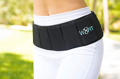 W8FIT Adjustable Weighted Belt 8 lbs (Small/Medium)