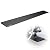Ruedamann 0.6" Rise Threshold Ramp for Doorways, Sturdy Rubber Threshold Ramp, Non-Slip Power Door Ramps for Wheelchairs is Adjustable and Cuttable for Doorways, Curb, Scooters, Driveways