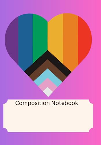 Pride Composition Notebook: Handy 7 x 10 Inch Lined School College Or University Notebook For Students