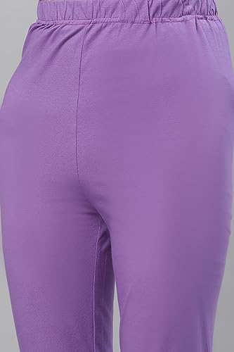 Image of Aurelia Cotton Skinny Lycra Strechable Pants for Women | Ankle Length Leggings for Women | Cotton Leggings for Women | Lycra Leggings for Women | Leggings for Women