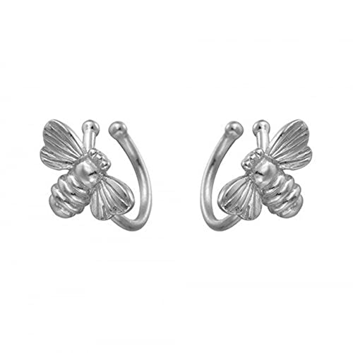 Pendientes con Clip para Oreja para Mujer, Pendientes sin perforación con Forma de Serpiente, Pendientes de joyería