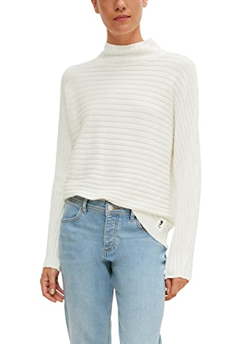 Comma Damen 60.2.62.17.170.2121754 Pullover, 0120 weiß, 44