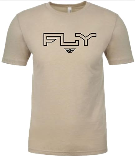 Fly Racing 354-03112X Fly Edge Tee Cream 2X