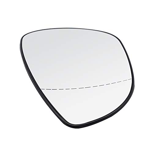 Zwbfu Substituição do lado esquerdo do passageiro para Ford Fiesta Mk7 2008-2017 Vidro de espelho de