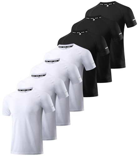 Image of Boyzn 1 or 3 Pack Men's Workout Running Shirts, Dry Fit Moisture Wicking T-Shirts, Sports Gym Athletic Short Sleeve Shirts