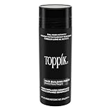 TOPPIK Hair Building Fibers, 27.5 g, Fill In Fine or Thinning Hair, Instantly Thicker Looking, Multiple Shades for Men & Women