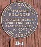 The Octoroon Solid Brass Brothel Tokens