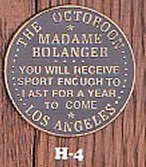 The Octoroon Solid Brass Brothel Tokens