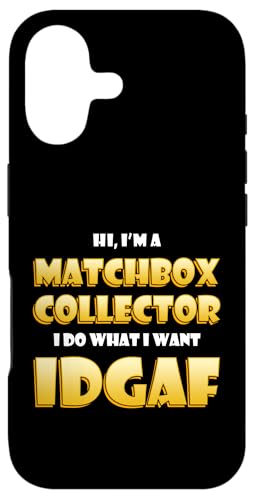 Match Box Collector IDGAF Meme For Match Collections �X�}�z�P�[�X iPhone 17 �p