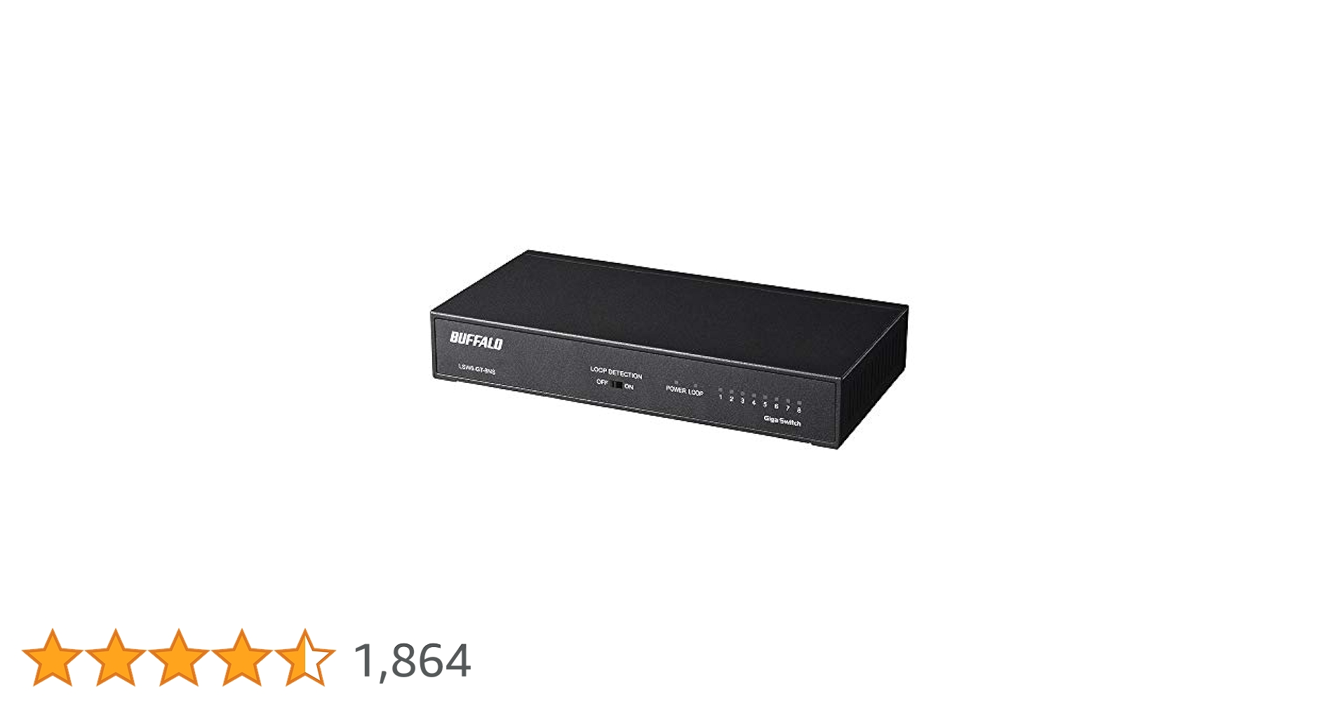 Amazon | バッファロー BUFFALO Giga対応 金属筐体 電源内蔵 8