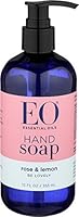 Algopix Similar Product 15 - EO Rose & Lemon Hand Soap, 12 FZ