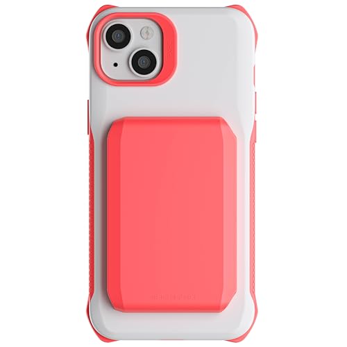 Funda para iPhone 14 Plus de mujer con porta tarjetas extraíble para viajes y coche
