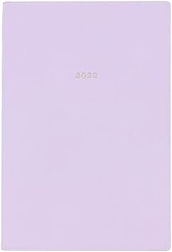Amazon 手帳 22 スケジュール帳 4月始まり 1日1ページ B6変型 ニュアンスカラー Edit マークス パープル 22sdr Eta02 Pl 手帳 文房具 オフィス用品
