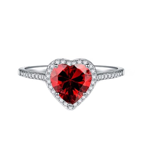 Bague femme argent fiançailles en sterling 925 et zircone cubique brillante