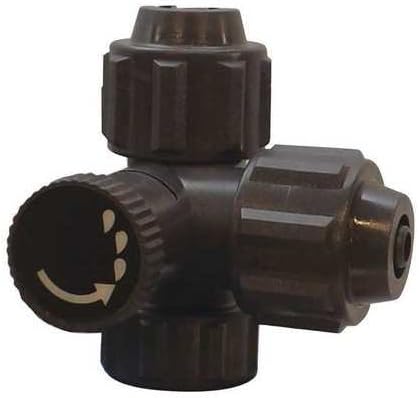PULSAFEEDER Bleed Valve Assembly, 2-Port Plastic Globe Valve, 1/2 in Female Iron Pipe Inlet, NPT Outlet, For PULSAtron Brand, LPG5SA-PTC3-XXX, LPH6SA-PTC3-XXX, LPH7SA-PTC3-XXX Models