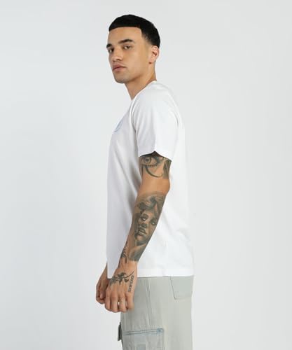 Manchester City - Essentials Colección - Camiseta para Hombre - Blanco - X-Grande