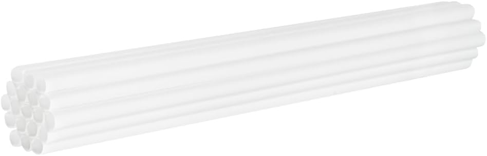 Restaurantware Drinking Straws 2000 Pack of 8.25 Inches PLA Disposable Straws White Durable Sustainable For Hot and Cold Drinks