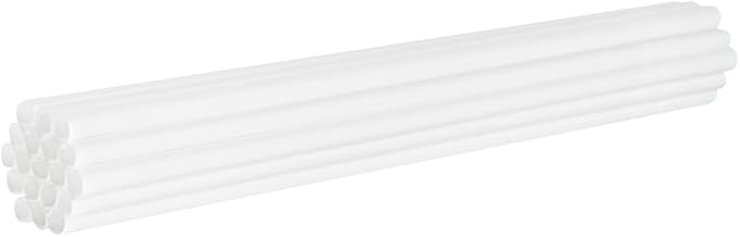 Pitillos desechables blancos 8.25 pulgadas x 100 miniatura 3