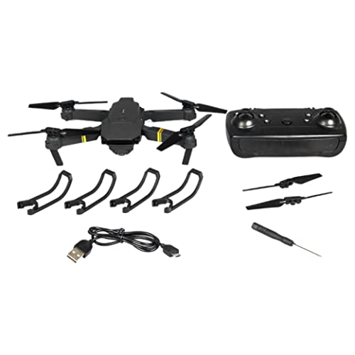 Mini Drone Remote Control Drone E58 Foldable Arm Rc Quadcopter with Camera 480p, Foldable Quadcopter Drone, Drone with Wide Angle, Foldable Arm Rc Drone, Black