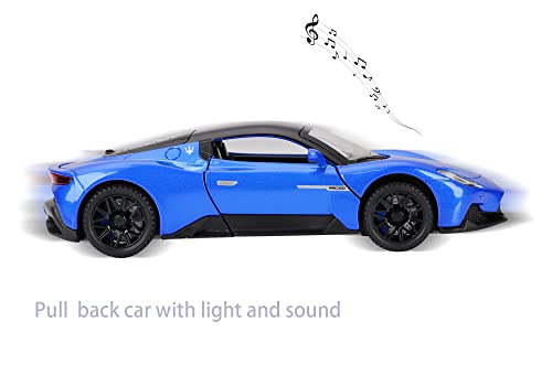 Toy Cars Mc20 Model Car Diecast Metal Car Toys With Light And Sound Pull Back Car Gifts For 3-12 Year Old Boys Girls(Blue) … #TOP3