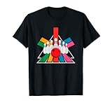 Retro-Bowling-Design für Ihr Bowling-Team T-Shirt