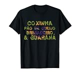 Brazil Brasil Food For Men Women Pao De Quejo Guanana Soda T-Shirt
