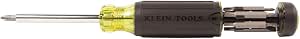 Klein Tools 32290 Multi-Bit Screwdriver with Storage 15 Pieces Black